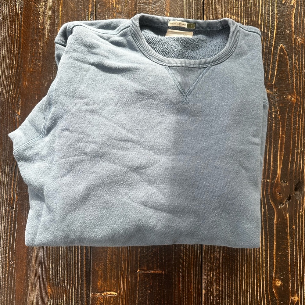 Sid Mashburn Blue French Terry Sweatshirt